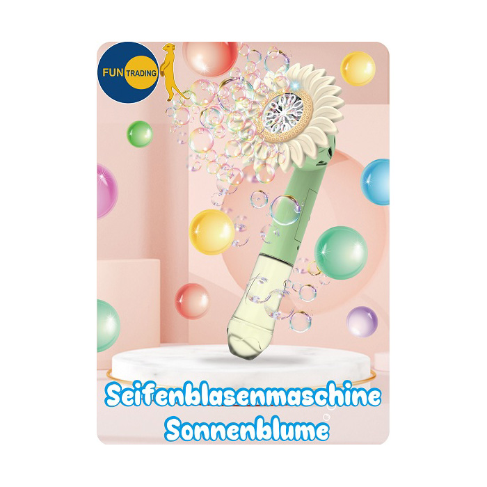 Seifenblasen-Maschine Sonnenblume