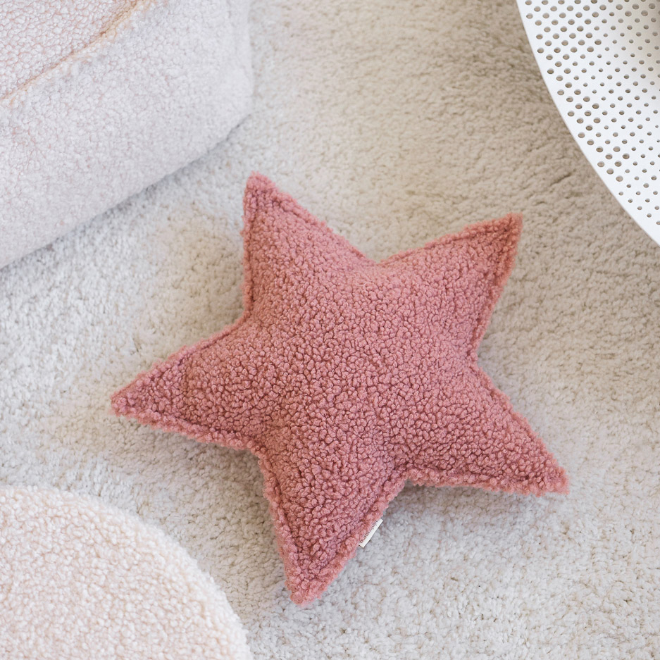 Cushion Star Teddy  Guava Pink