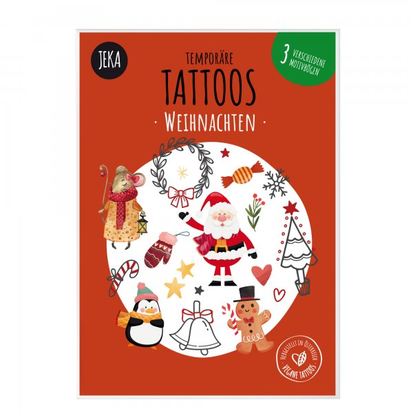 Temporäre Tattoos Weihnachten