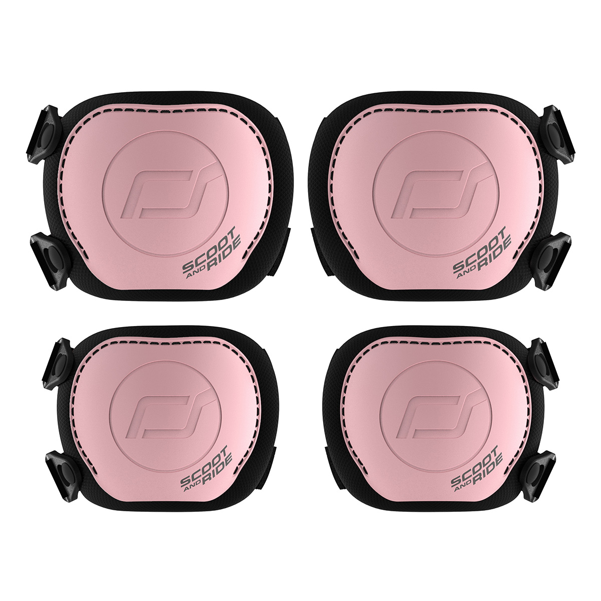 Protectives Set Knie- und Ellenbogen-Schützer Rose XXS