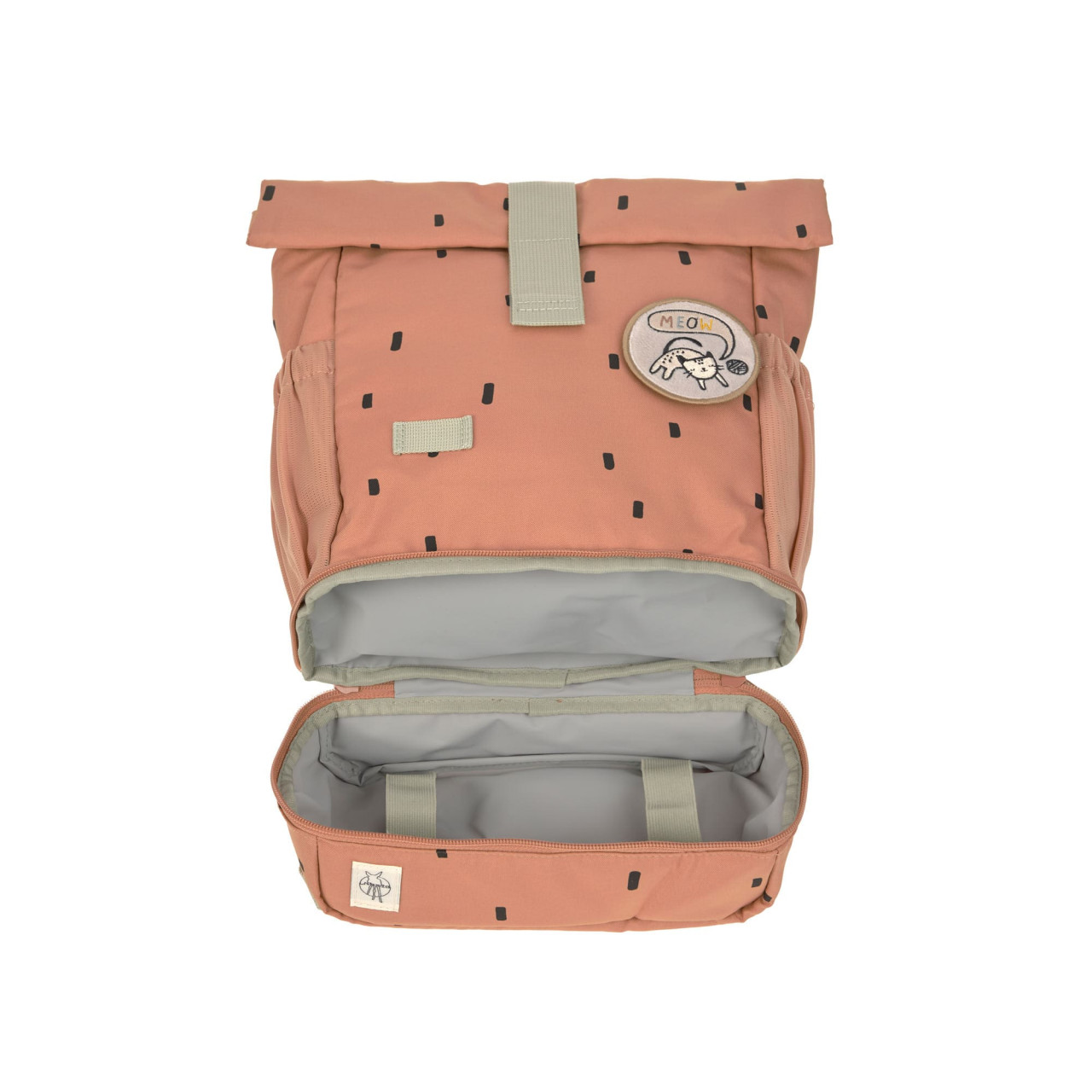 Rucksack Mini Rolltop Happy Prints Caramel