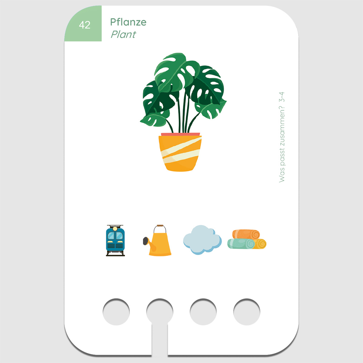 Lochkasten Kartensatz 3-4 Was passt zusammen?