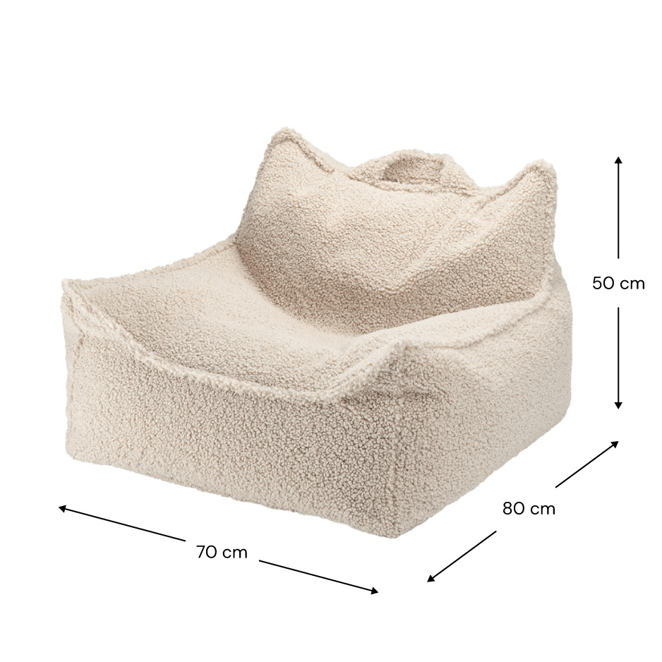 Sitzsack Sessel Teddy Biscuit