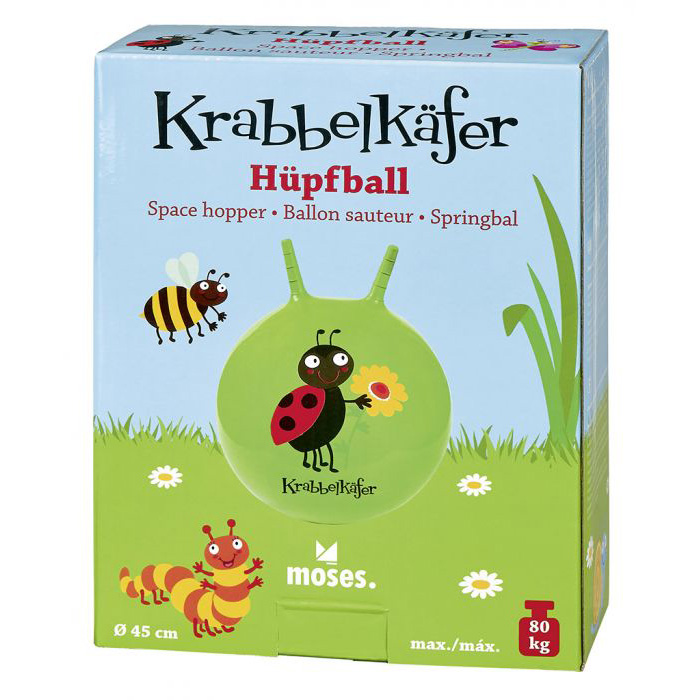 Krabbelkäfer Hüpfball Marienkäfer