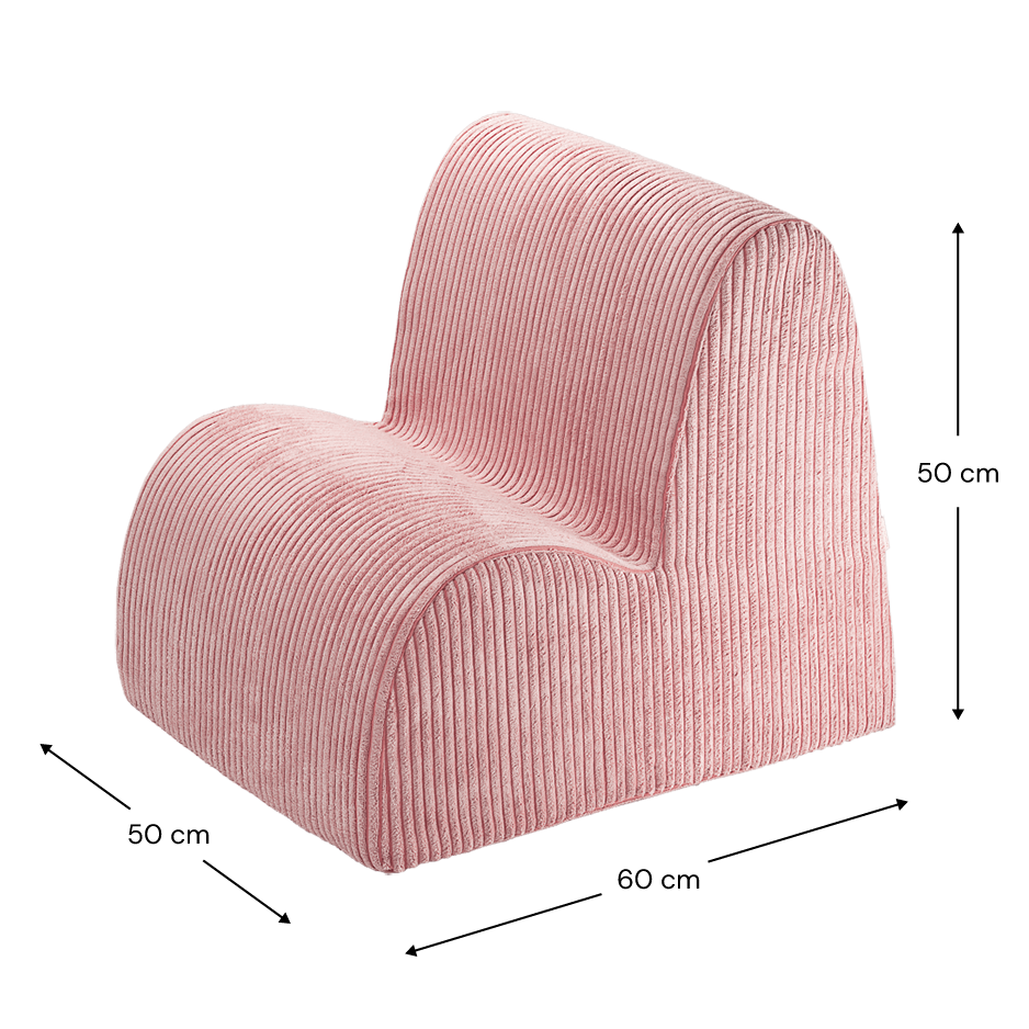 Cloud Chair Cord Pink Mousse