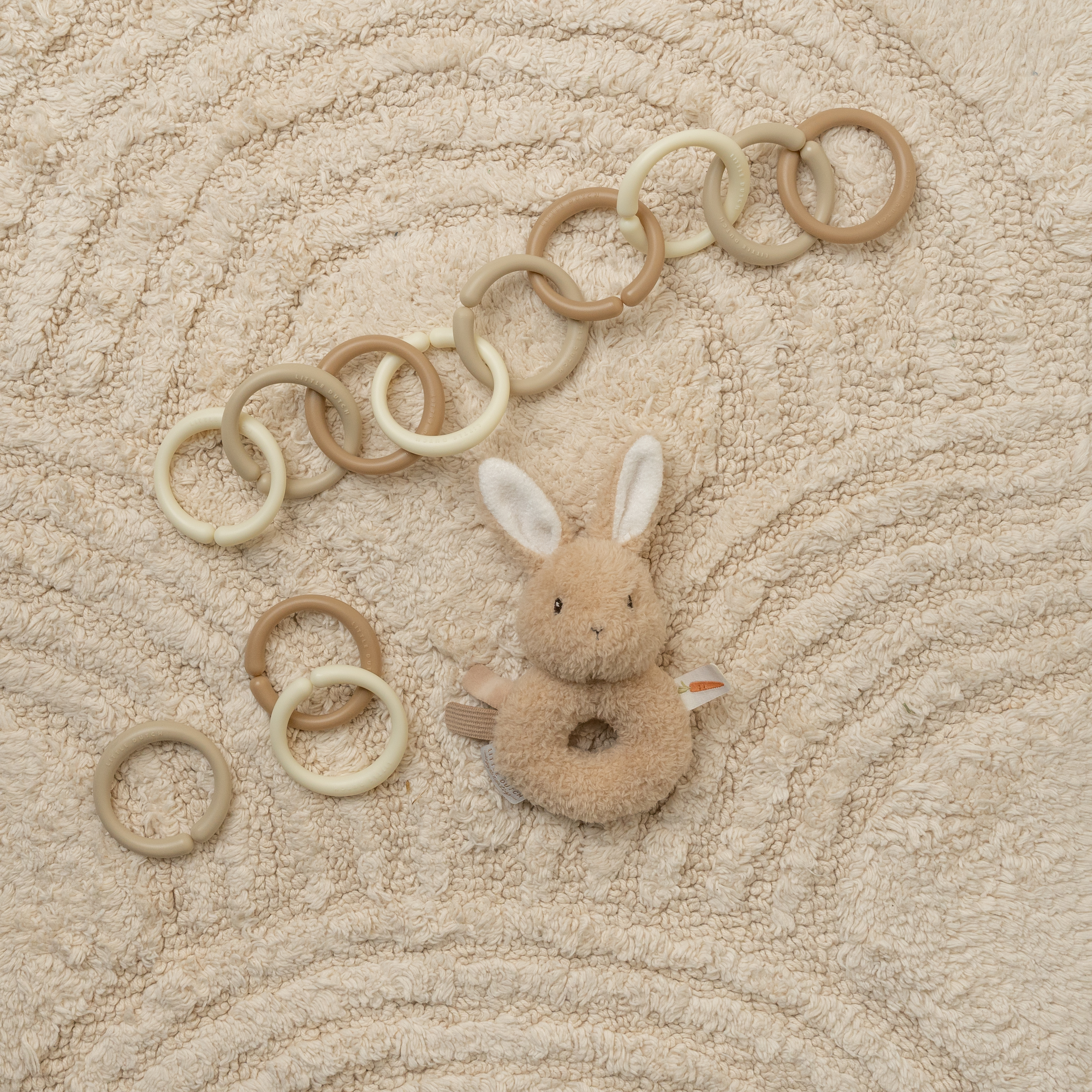 Spielringe Little Loops Beige