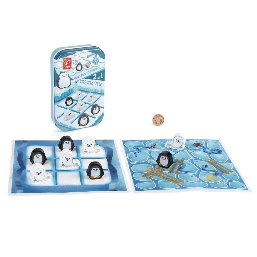 Taschenspiel Tic Tac Toe/Snakes & Ladders