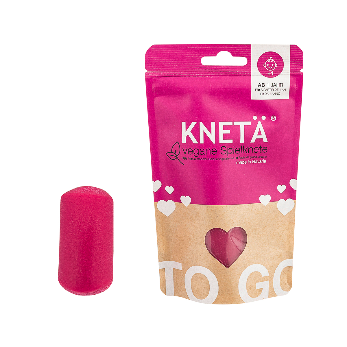 Vegane Knete 100g Rosa