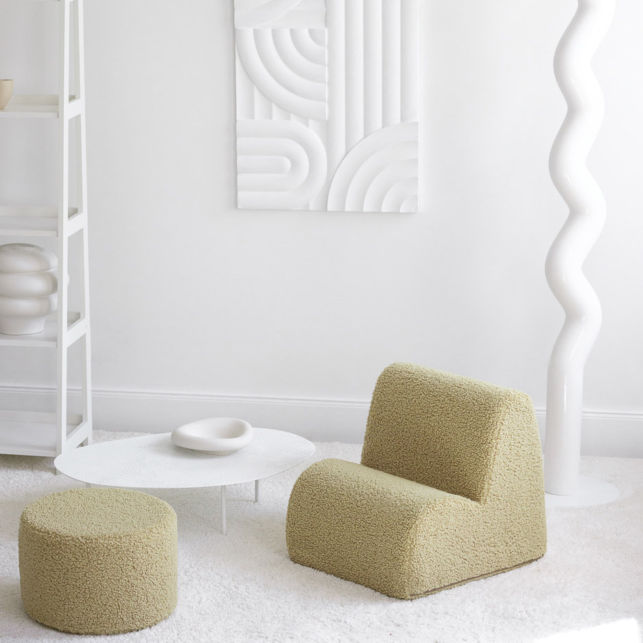 Cloud Chair Teddy Matcha