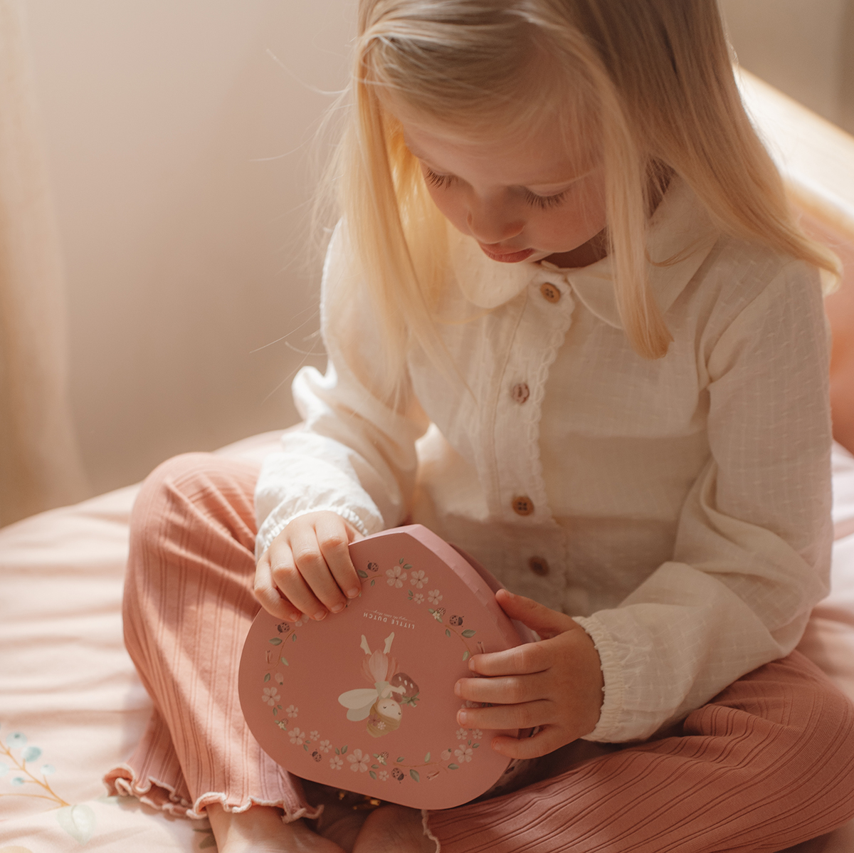 Schmuckkästchen Herz mit Musik Fairy Garden