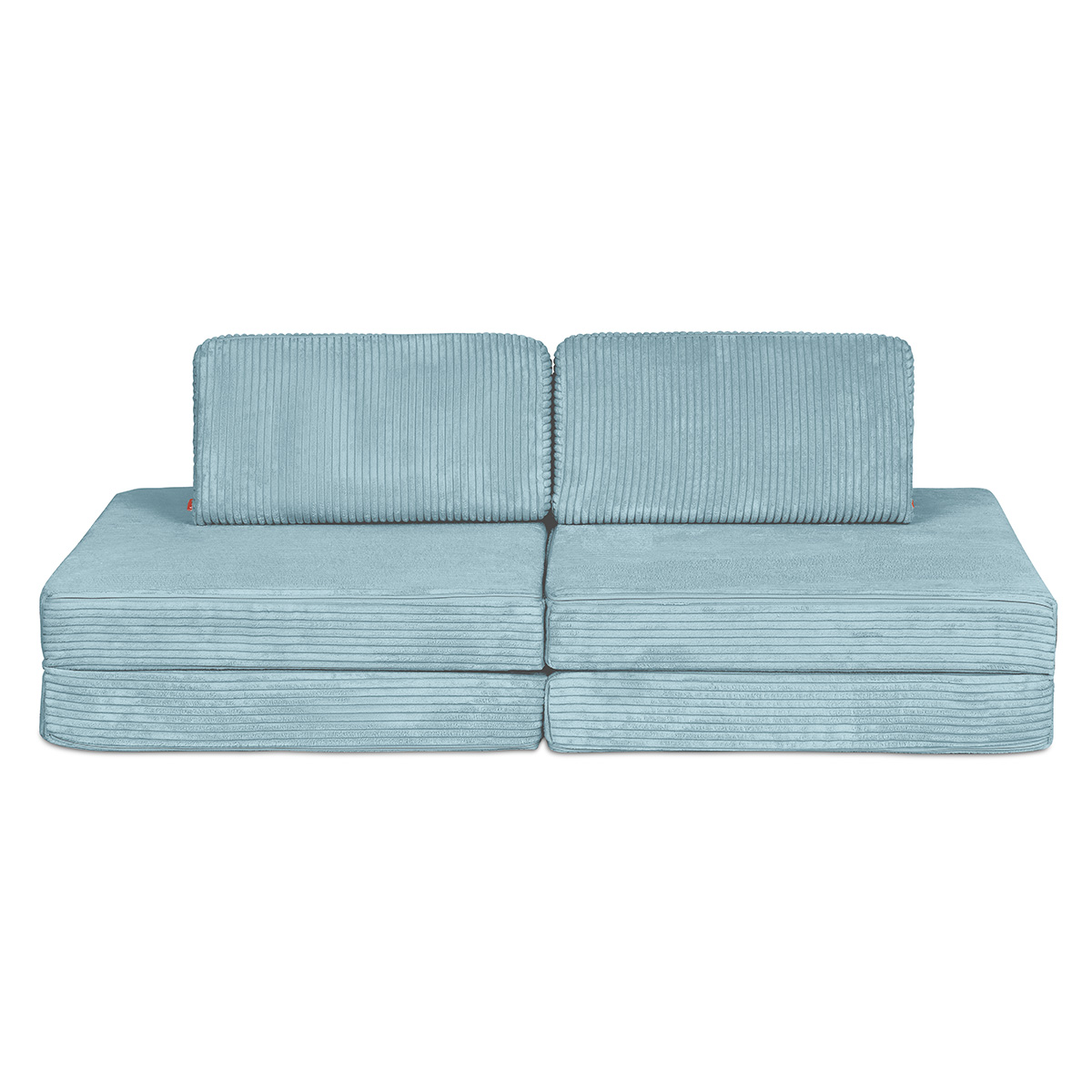 Mini Spielsofa Cord Lagune Blau