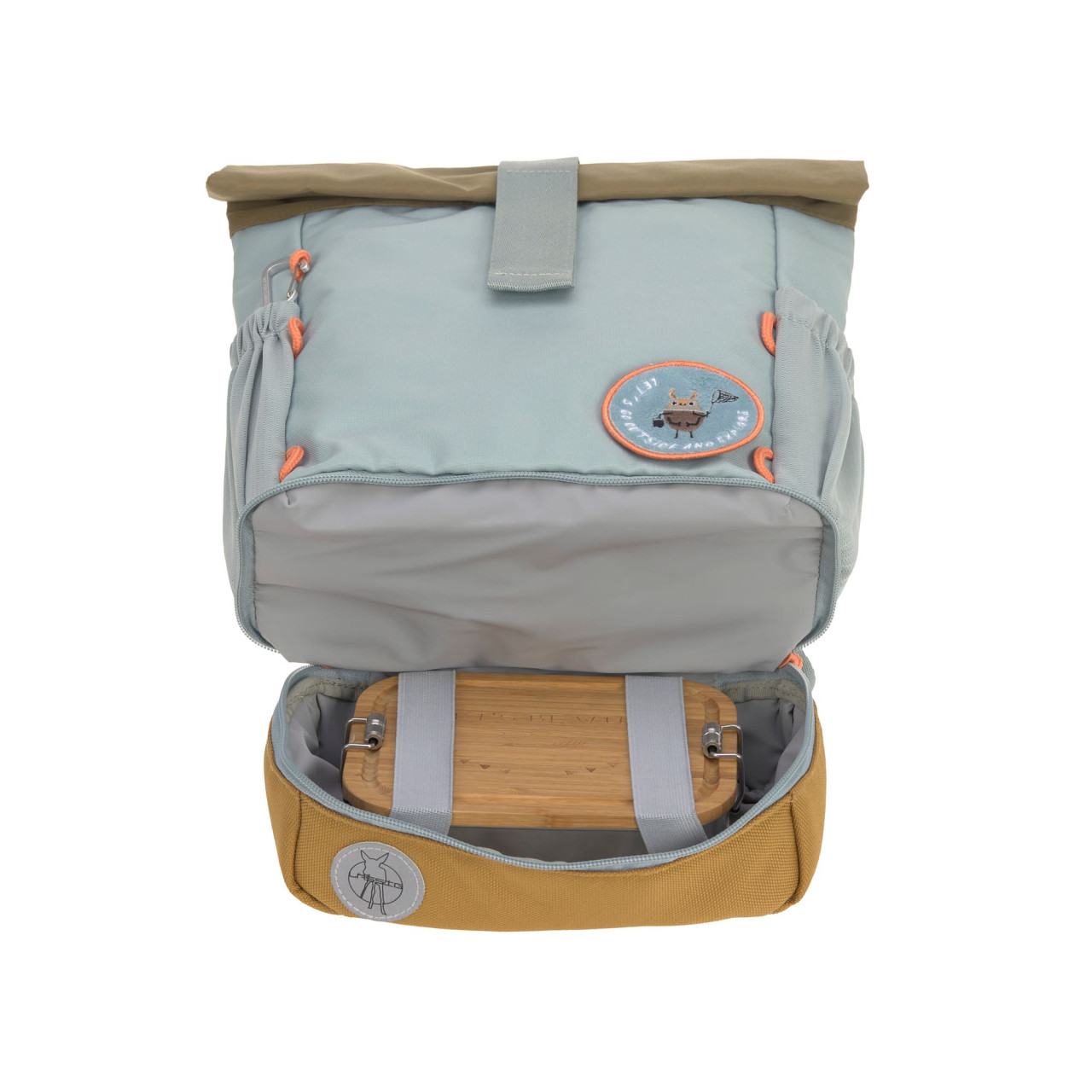 Rucksack Mini Rolltop Nature Light Blue