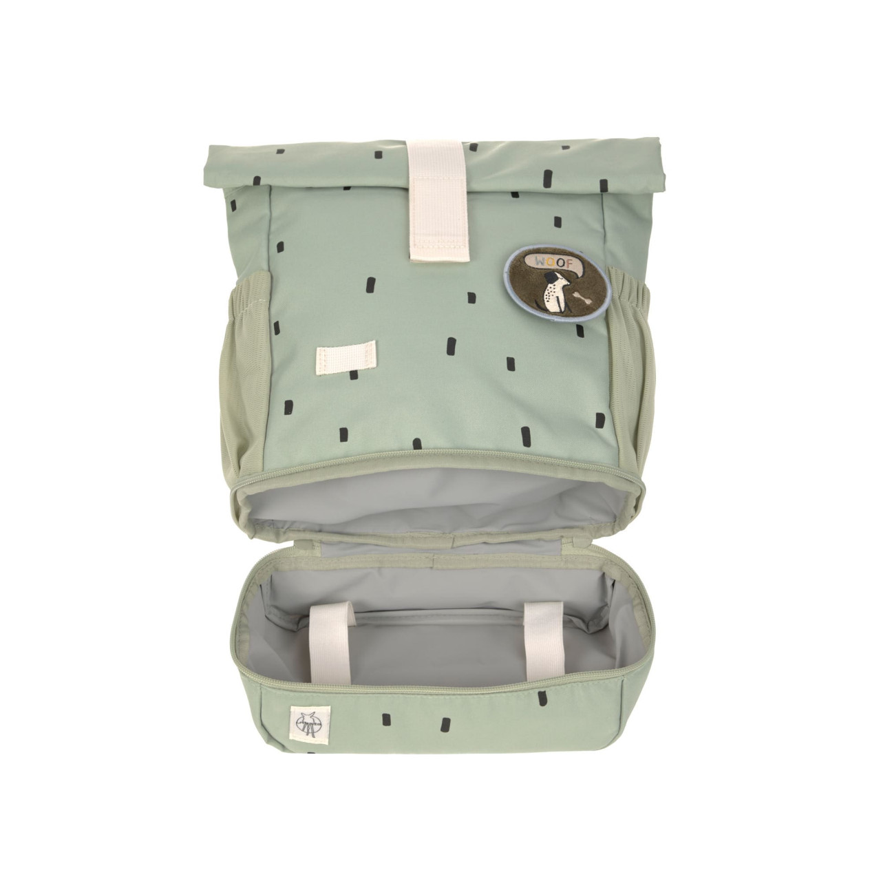 Rucksack Mini Rolltop Happy Prints Light Olive