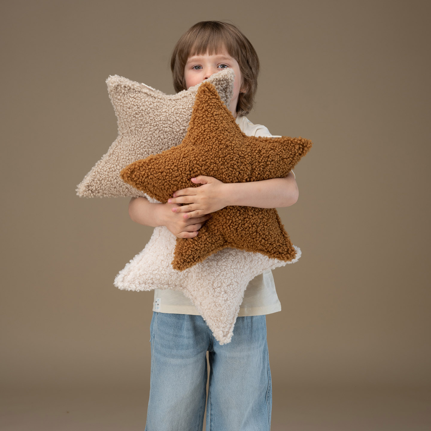 Cushion Star Teddy Maple