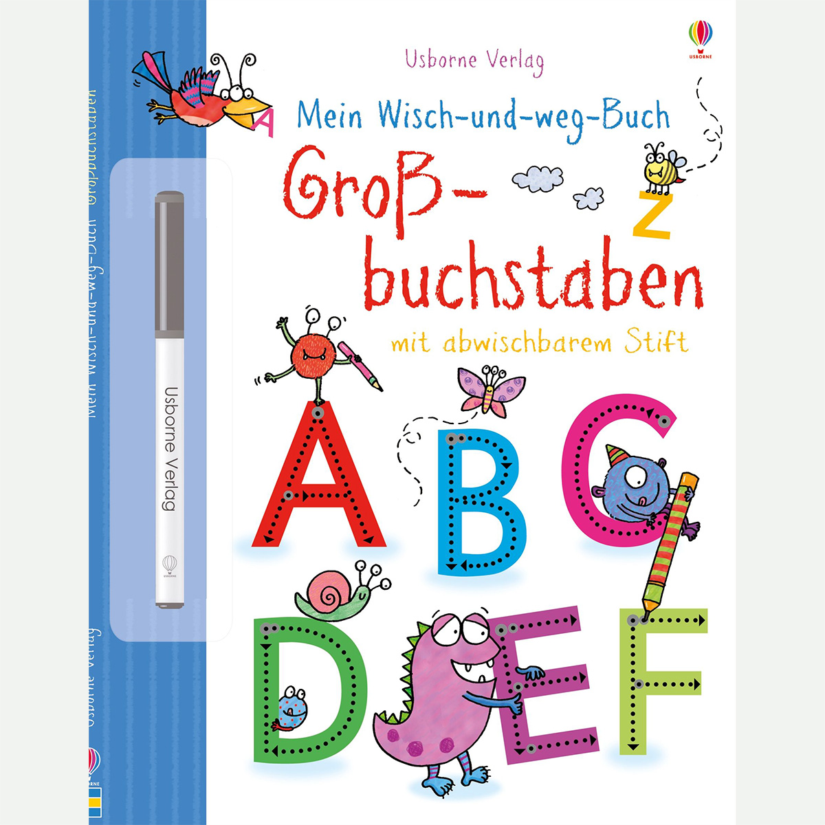 Mein Wisch-und-Weg Buch: Großbuchstaben