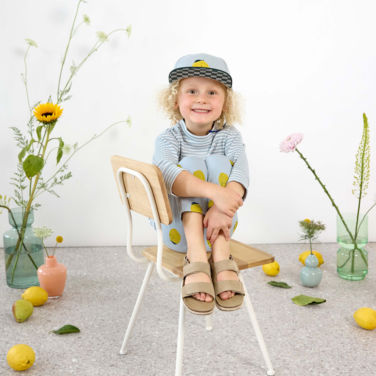 Kinder Skater Cap Lemon