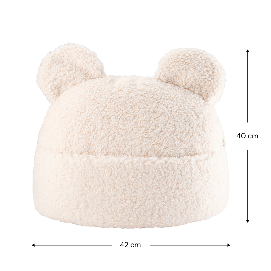 Pouch Teddy Cream White